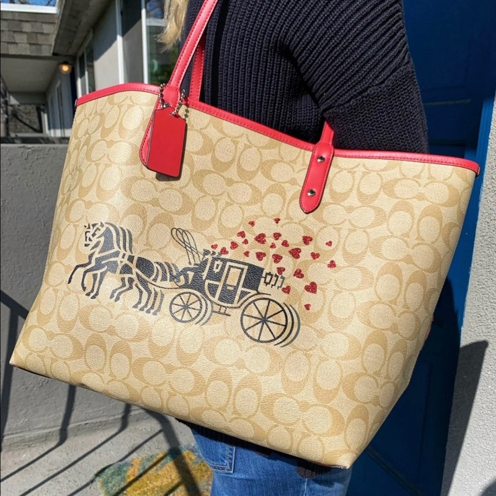 Coach City Leather Tote Handbag (new)